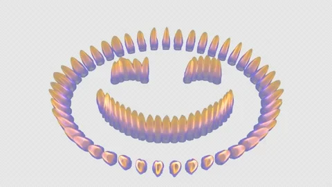 Fire from the gas-burning on a smiling to sad face shape. Stock Footage 158584862
