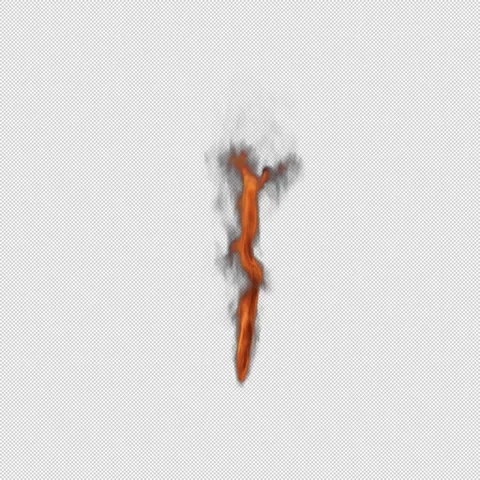 Fire Gas Smoke Alpha Video stock 250445870