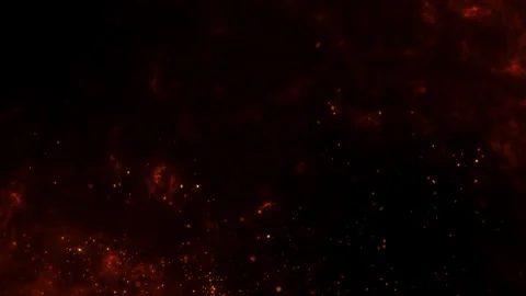 Fire Glitter Particles Background Video stock 247359495