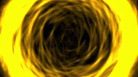 Fire glow animation effect rotate Stock Footage 208592616