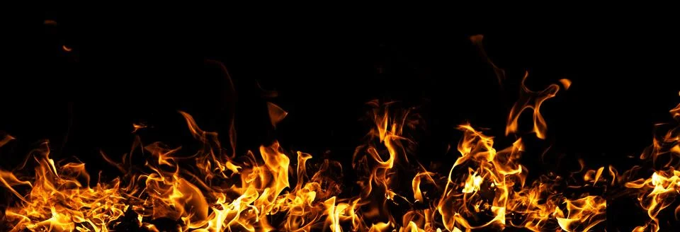 Fire glowing flame pattern. Fire powerful heat movement. Fire abstract blaze  스톡 사진