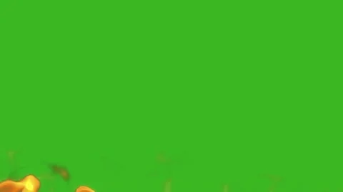 Fire green screen | Stock Video | Pond5