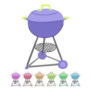 Fire grill bbq vector cartoon graphic 스톡 일러스트