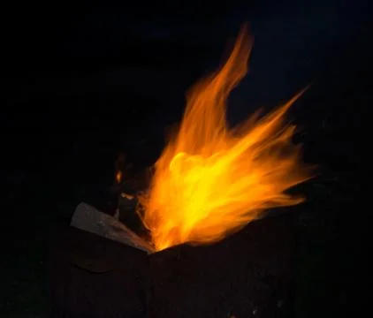 Fire Grill Foto stock