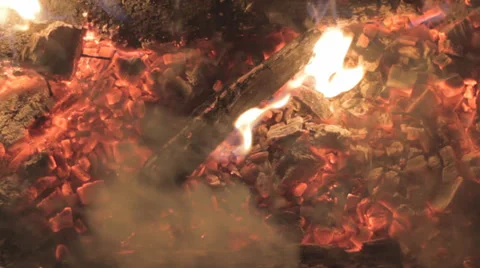 Fire growing Stock Footage 32453778