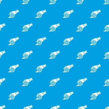 Fire gun pattern seamless blue イラスト素材