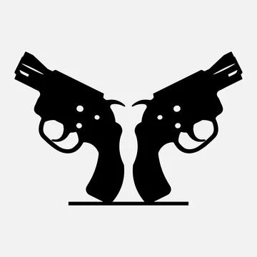 Fire gun vector illustration Stock Illustration