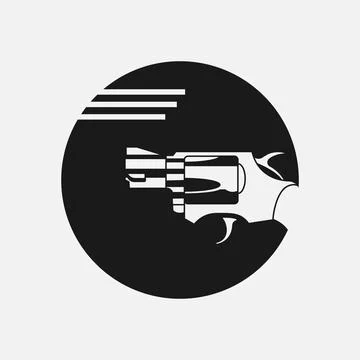 Fire gun vector illustration Stock Illustration