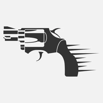 Fire gun vector illustration Stock Illustration