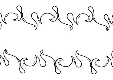 Fire hand drawn background Stock Illustration