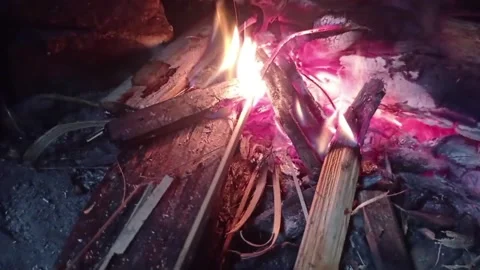Fire Hawu Stock Footage 234064932