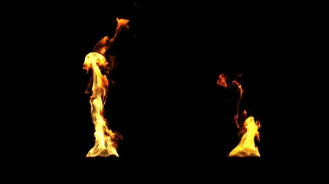 Fire in HD for torches Stock-Footage 8830008