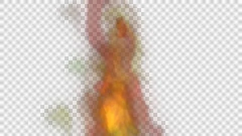 Fire heart background video Stock Illustration