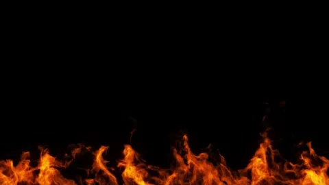 Fire, heat, burn, hot, burning, flames, energy, smoke, fiery, power, warm Video stock 243584403