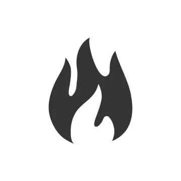 Fire, Heat Icon Stock Illustration