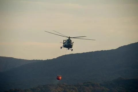 Fire Helicopter (2) Stock Photos