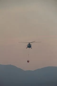 Fire Helicopter (3) Stock Photos