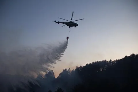 Fire Helicopter (6) Stock Photos