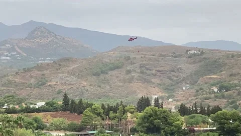 Fire helicopter Stock Footage 160719896