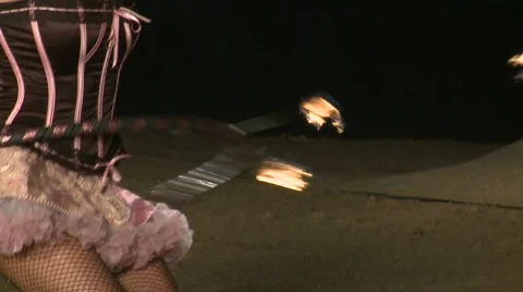 Fire hoola Stock-Footage 501042