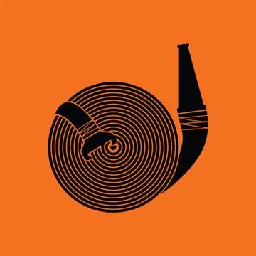 Fire hose icon Stock Illustration