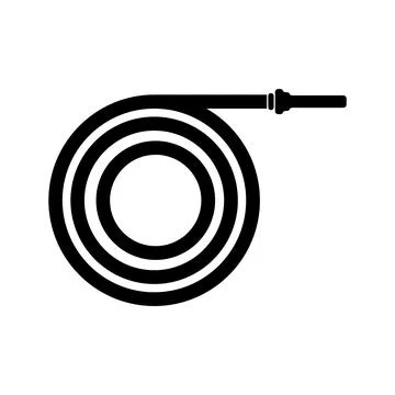 Fire hose icon Stock Illustration