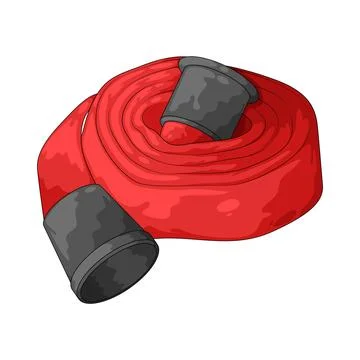 Fire hose illustration Stock Illustration