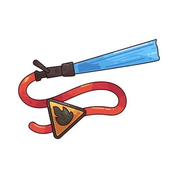 Fire hose illustration Stock Illustration