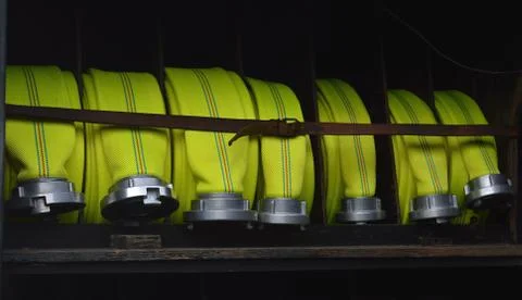 Fire hose Stock Photos