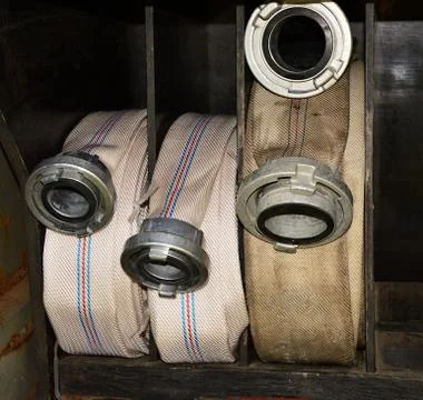Fire hose Stock Photos