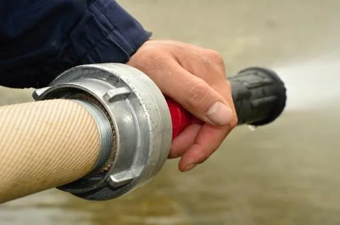 Fire hose Stock Photos