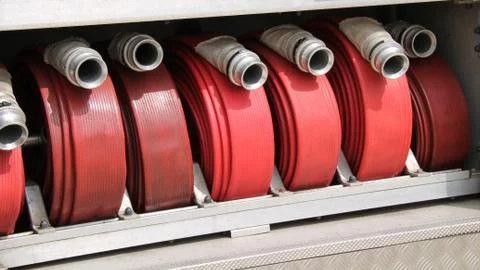 Fire Hose. Stock Photos