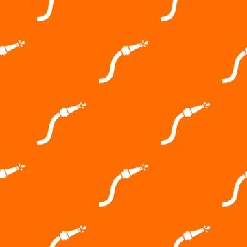 Fire hose with water drops pattern seamless Stock Illustration