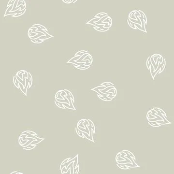 Fire hot line seamless pattern Illustrazione stock