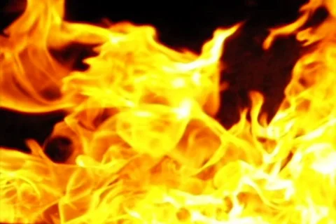 Fire HSX 10 Slow Motion 70x Stock Footage
