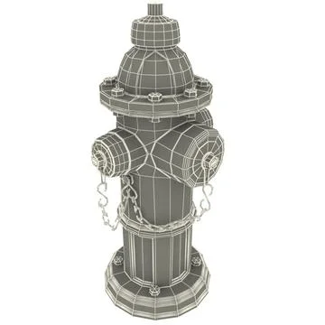 Fire Hydrant 3D Model