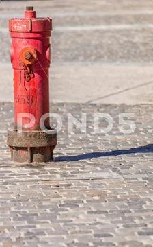 Fire Hydrant in Athens Stock Photos