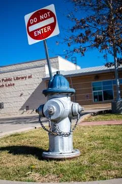 Fire hydrant blue sky Foto stock