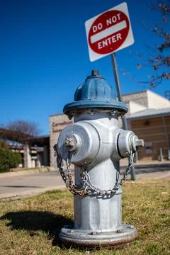 Fire hydrant blue sky Foto stock