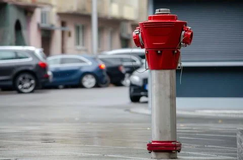 Fire hydrant, in the city Foto stock