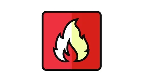 Fire hydrant emergency color icon animation Stock Footage 326107609