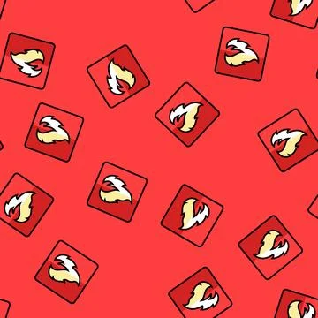 Fire hydrant emergency vector seamless pattern 스톡 일러스트