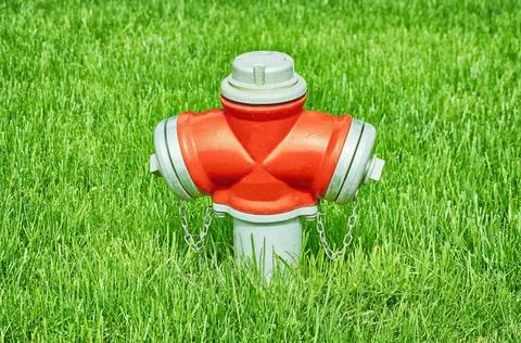 Fire Hydrant Fire Hydrant in the Grass Copyright: xZoonar.com/SergejxRazvo... Foto stock