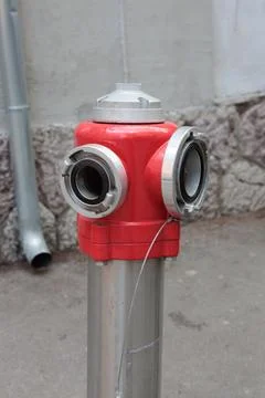 Fire hydrant fire protection system Stock Photos