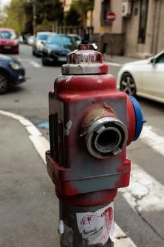 Fire hydrant fire protection system Foto stock