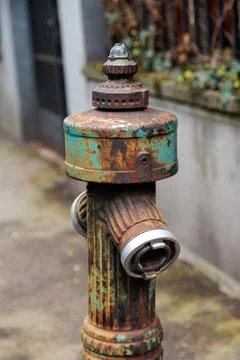 Fire hydrant fire protection system Stock Photos