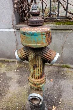 Fire hydrant fire protection system Stock Photos