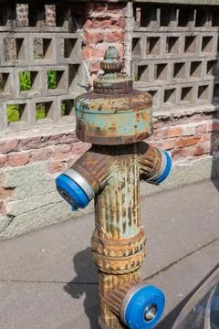 Fire hydrant fire protection system Stock Photos