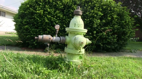 Fire Hydrant Stock Footage 39827395