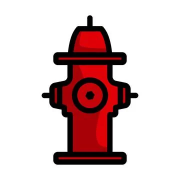Fire Hydrant Icon Stock Illustration